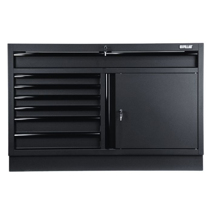 Pillar Workshop Cabinet 1360 mm - 7 Drawers & 1 Door Pillar Workshop Cabinet 1360 mm - 7 Drawers & 1 Door