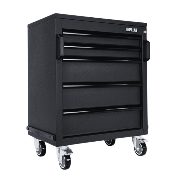 Pillar 5-Drawer Tool Trolley - 646 mm - Steel Mobile Trolley Pillar 5-Drawer Tool Trolley - 646 mm - Steel Mobile Trolley